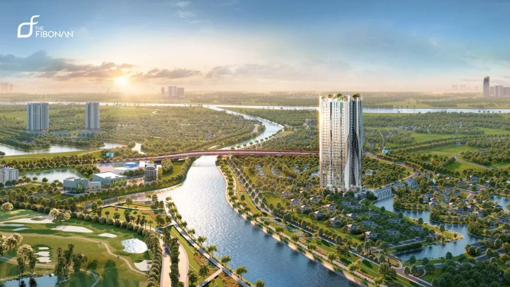 The Fibonan là trạm cân bằng giữa miền xanh bất tận, thừa hưởng tiện ích của 2 siêu đô thị triệu cây xanh.